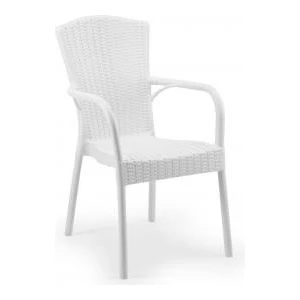 Doğa Rattan Koltuk 4 Adet Beyaz