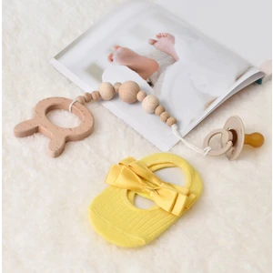 Yaya Kids Kız  Çocuk Sarı Fiyonk Detay Babet Çorap