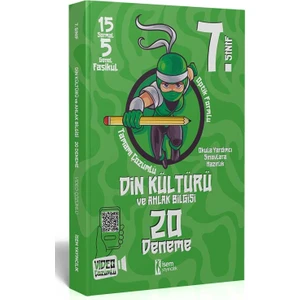 İSEM Yayıncılık 7. Sınıf Din Kültürü ve Ahlak Bilgisi 20 Deneme