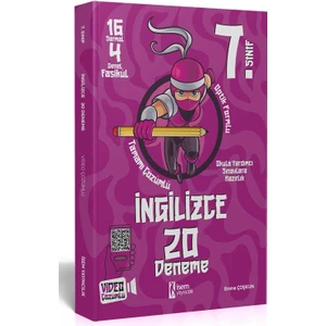 İSEM Yayıncılık 7. Sınıf İngilizce 20 Deneme