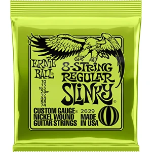 Ernie Ball P02629 Regular Slinky 10-74 8 Telli Takım Tel