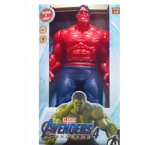Kırmızı Hulk Avengers Sesli Işıklı 30 cm Figür Oyuncak
