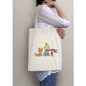 Le Petit Prince Küçük Prens Tasarımlı Bez Çanta