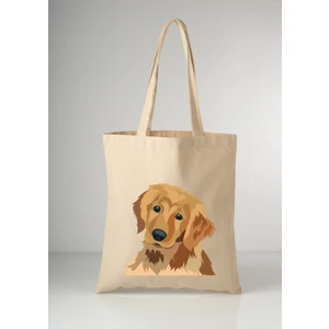 Cute Dog Köpekli Tote Bez Çanta