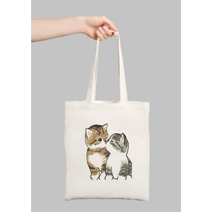 Sevgili Kediler Sevgili Hediye Tote Bez Çanta