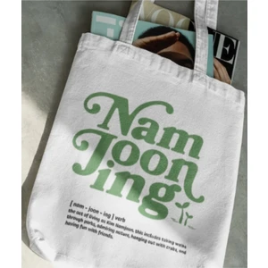 Bts Namjooning Tote Bez Çanta