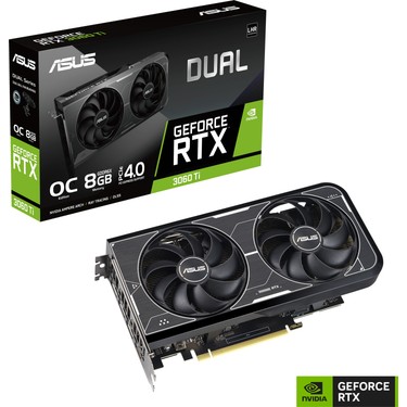 Asus GEFORCE DUAL RTX 3060 TI 8GB 256bit GDDR6X 1695MHz OC Fiyatı