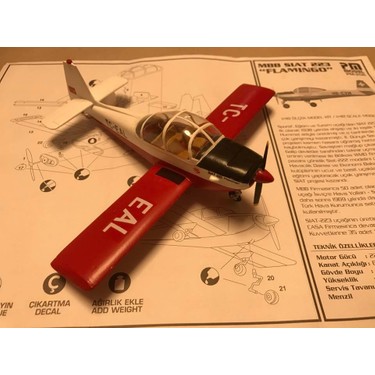 模型飛行機　FLAMINGO 組み立てキット 101cm Mbb Siat 223 Flamingo Pm Model Eğitim Uçağı Demonte Plastik Fiyatı
