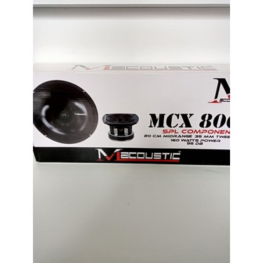 Macoustic Spl Component MCX-800K - 20CM Midrange + 8cm Fiyatı