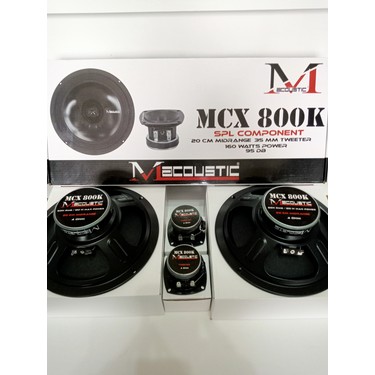 Macoustic Spl Component MCX-800K - 20CM Midrange + 8cm Fiyatı