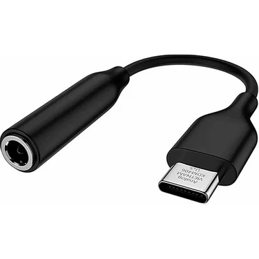 Samsung Galaxy A33 5g Uyumlu Type-C Kulaklık Dönüştürücü 3.5 mm Jack Girişli Ses