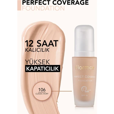 Flormar Perfect Coverage Fondöten 136 CHESNUT Fiyatları, Özellikleri ve  Yorumları