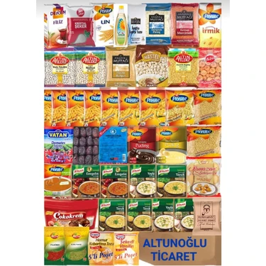 Altunoğlu Ramazan Paketi Erzak Yardım Kumanya Kolisi 45 Parça