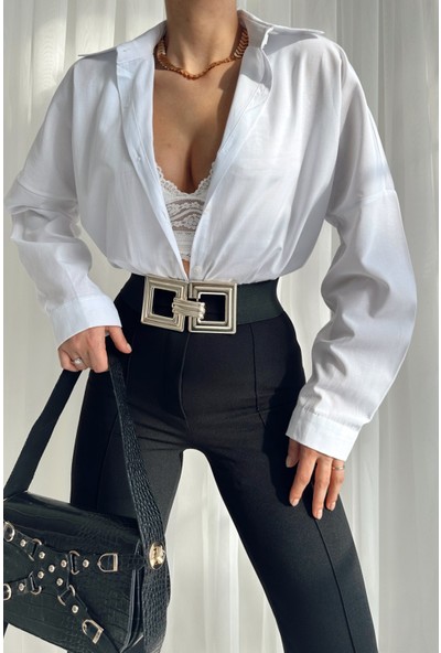 MyLove Basic Comfort Gömlek Beyaz