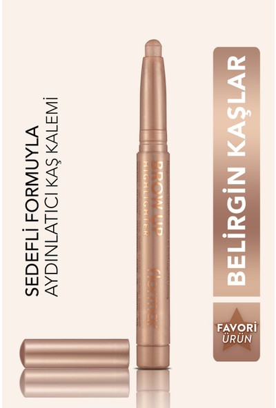 Flormar-Kaş Kaldırma Etkili Brow Up Highlighter Pencil Aydınlatıcı Kaş Altı Kalemi (000 Uçuk Kahve) 8690604622269