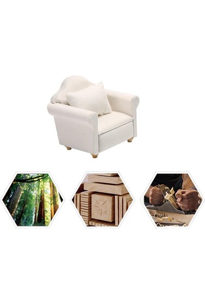 Bebek Evi Diy Çocuk, Oyun Oyuncaklar El Sanatları 3 Adet (Yurt Dışından)