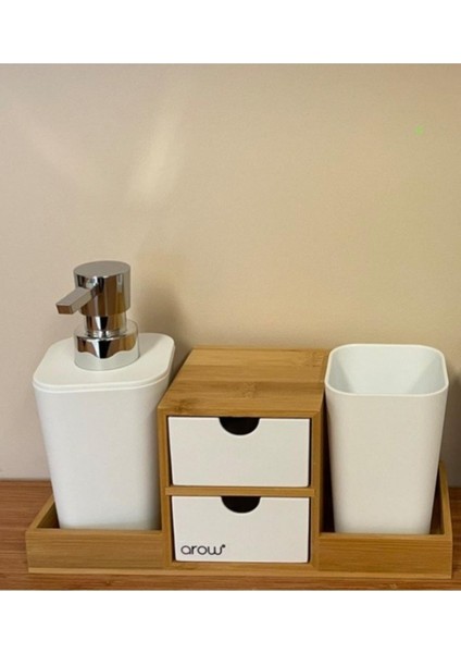 Arow - Dubai Arow Bambu Banyo Seti Akrilik Banyo