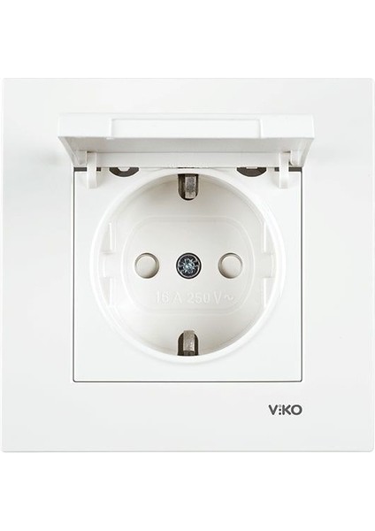 Viko Karre Kapaklı Topraklı PRİZ-90967012