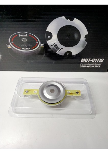 Dome Tweeter Mebranı - Mobass MBT-01TW 10CM Tweeter Tamir Kiti - 1 Adet