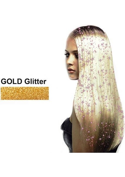 Glitter Gold Geçici Hızlı Sprey Saç Boyası