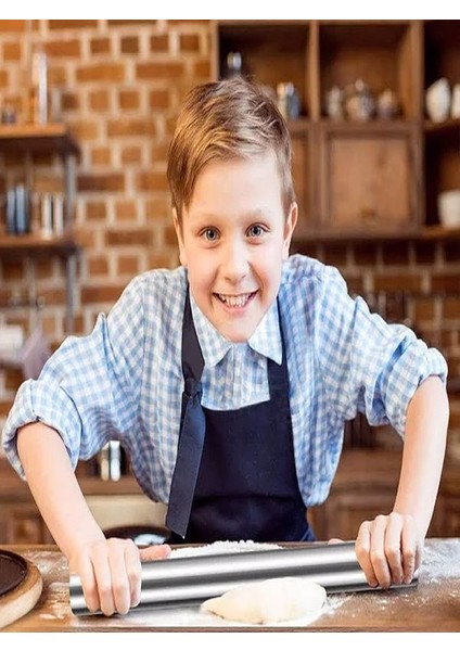 Oklava Hamur Yufka Açmalık Oklavalık Pratik Paslanmaz (KROM) (85 CM) fiyatları