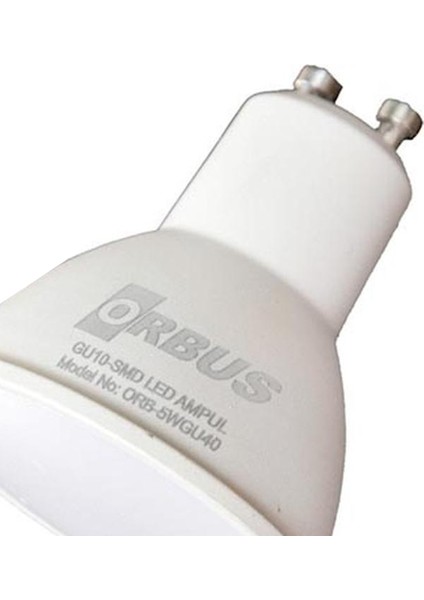 Gu10 Çanak 5Watt Led Spot Ampul - 4000K Doğal Gün Işığı