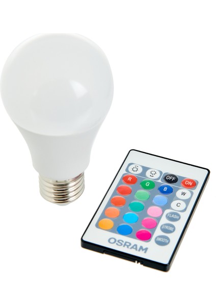 Rgb E27 A60 9W/27K-65K 806LM Renk Değiştiren Kumandalı Ampul fiyatları