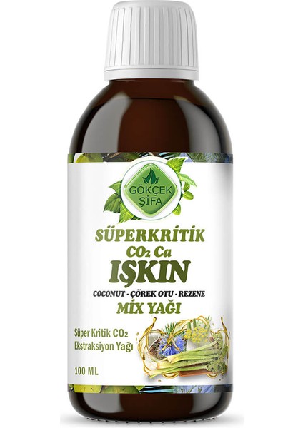 Işkın Süperkritik Mix Yağı 100 ml (RHEUM RİBES SUPERCRİTİCAL MİX OİL)