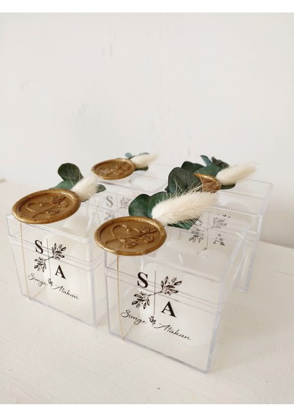 Hediyelik Mühürlü Kutu Mum 20 Adet fiyatları