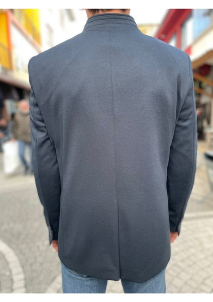 Cep Detaylı Hakim Yaka Sezonluk Slim Fit Ceket Mont fiyatları