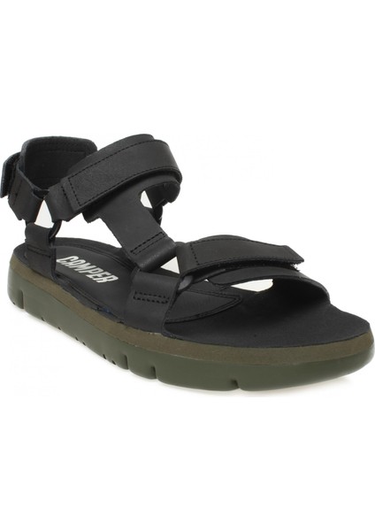 Oruga Sandal Erkek Siyah Sandalet K100416-020