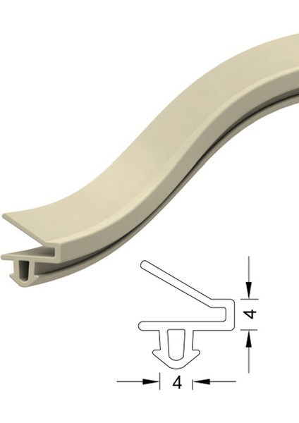Orjinal Pvc Eski Kapı Pencere Fitili Contası 25 Metre Siyah
