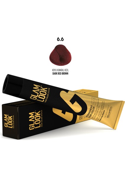 Glamlook Color Dark Red Brown/koyu Kumral Kızıl 6.6 100 ml