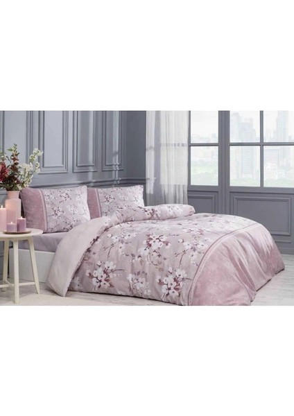 Modaletto Tek Kişilik Nevresim Takımı Bacopa Pudra