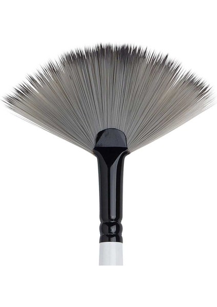 Professional Akrilik Uzun Saplı Sentetik Yelpaze Fırça No:5