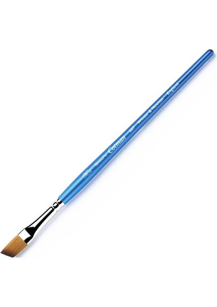 "winsor & Newton Cotman Seri 667 Kısa Saplı Sentetik Açılı Fırça No:1/4"" (6mm)"