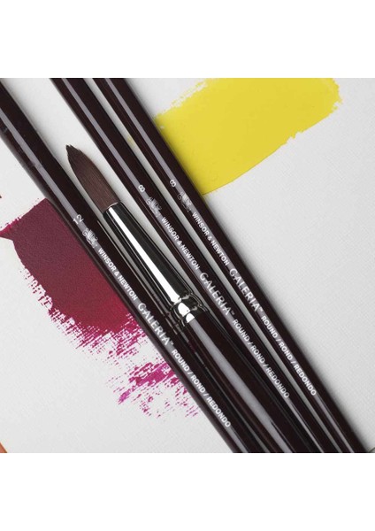 "winsor & Newton Cotman Seri 667 Kısa Saplı Sentetik Açılı Fırça No:1/4"" (6mm)"