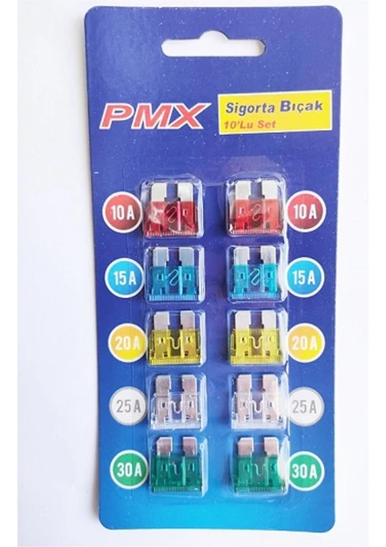 Pmx Yassı Bıçak Sigorta 10,lu Paket 1392