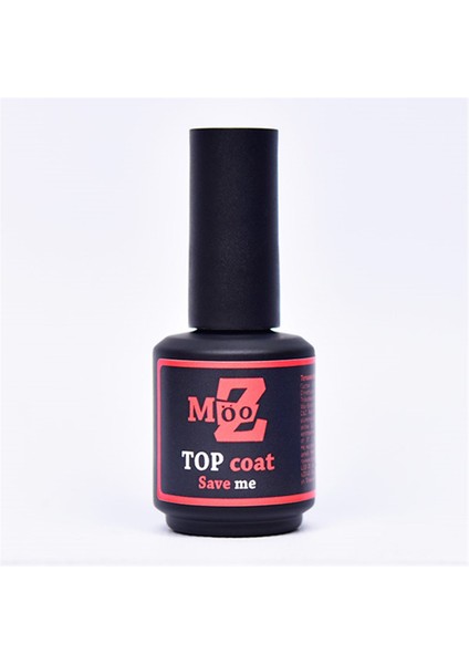 Top Coat Save Me No Wipe - Yapışkansız 16 ml