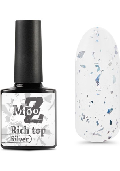 Potal Rich Top Coat Silver Parlak No Wipe 9 ml