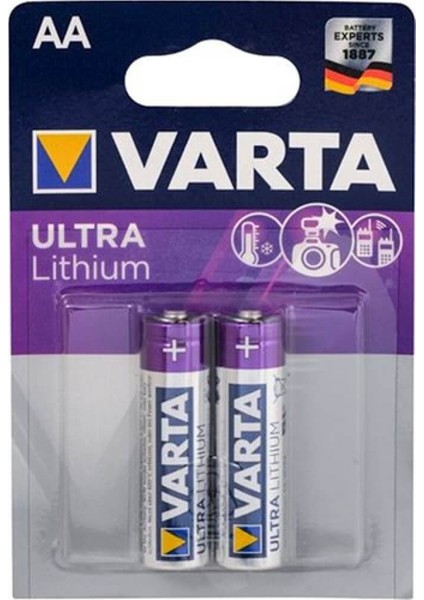 Varta Lithium Aa Kalem Pil 2'li Blister