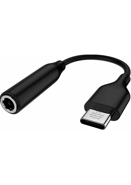 Samsung Galaxy S20+ Plus Bts Edition Uyumlu Type-C Kulaklık Dönüştürücü 3.5 mm Jack Girişli Ses Adaptörü