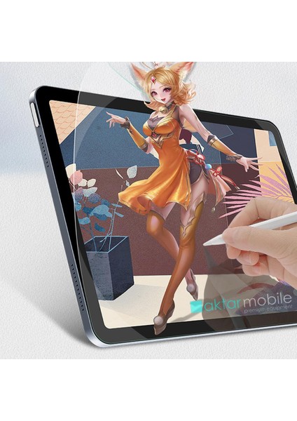 Lenovo Tab M10 Plus 3. Nesil 10.6 TB125F - TB128F Uyumlu Paper Like Ekran Koruyucu Kağıt Hissi