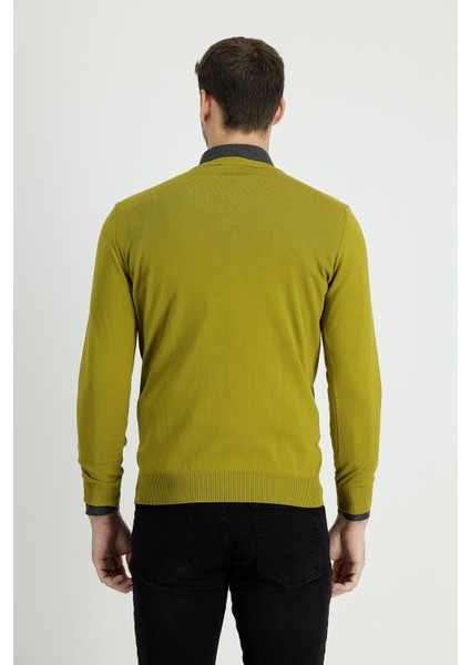 V Yaka Regular Fit Triko Kazak modelleri