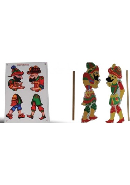 Hacivat Karagöz Kukla Seti