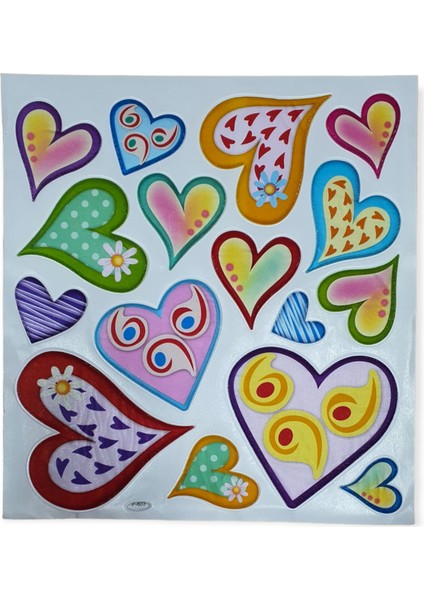 Büyük Boy 3D Kabartmalı Dekor Sticker