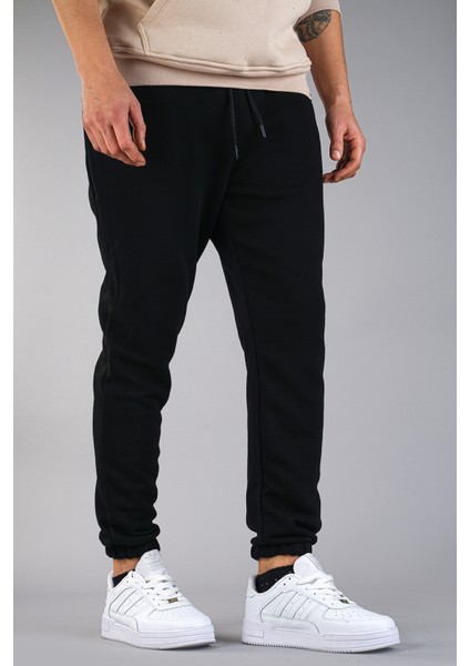 Erkek Eşofman Altı 3 Iplik Siyah