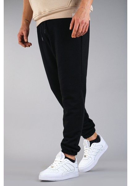 Erkek Eşofman Altı 3 Iplik Siyah modelleri