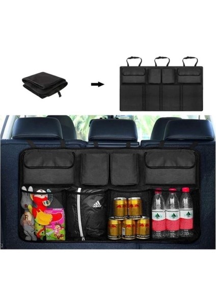 Ankaflex Araç Içi Bagaj Eşya Düzenleyici 8 Cepli Bagaj Çantası