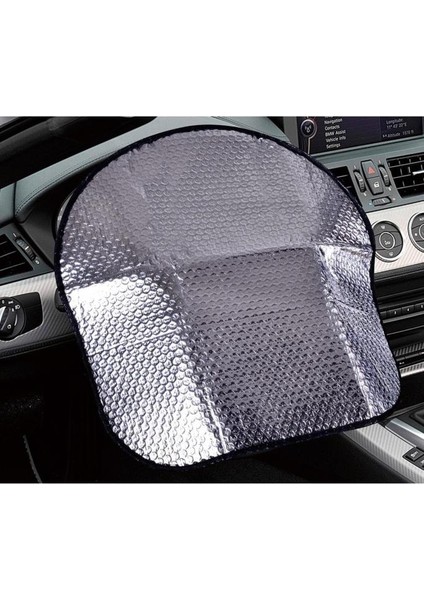 Ankaflex Her Araca Uyumlu Araç Otomobil Jeep Direksiyon Koruyucu Güneşlik Metalize Köpüklü Araç Direksiyonu